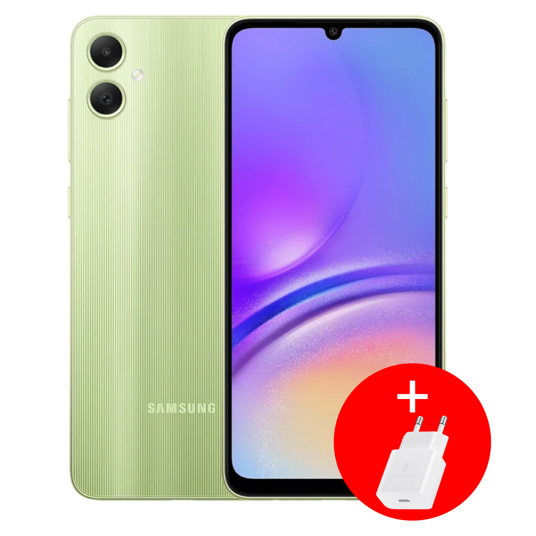 SAMSUNG Smartphone A05 Light Green 6.7 Helio G85 4Go 64Go Android 4G DS 8Mpx 50Mpx 2Mpx 12M